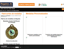 Tablet Screenshot of fabricantedemedallas.com